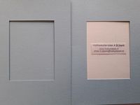 Passepartoutkaarten rechthoek blauw 2 stuks met envelop OP=OP - Klik op de afbeelding om het venster te sluiten